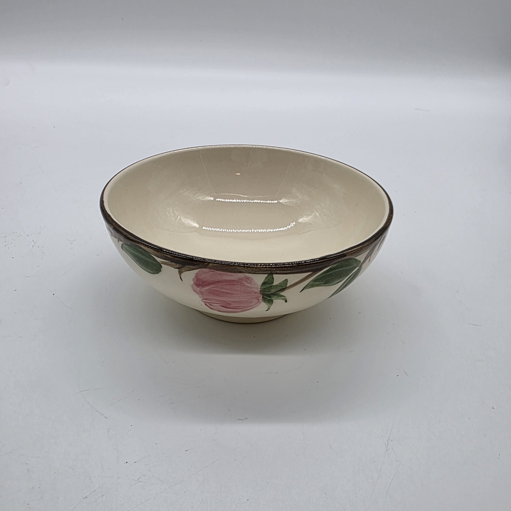 Franciscan Desert Rose Small Bowl – Hand Decorated – Vintage USA Earthenware 6"